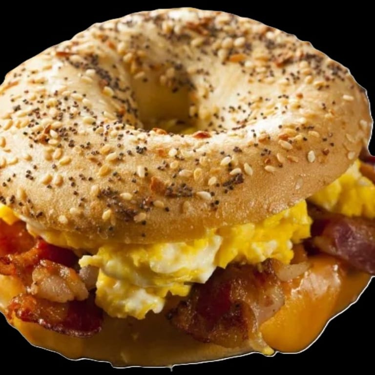 Bagel Breakfast Sandwich Delight
