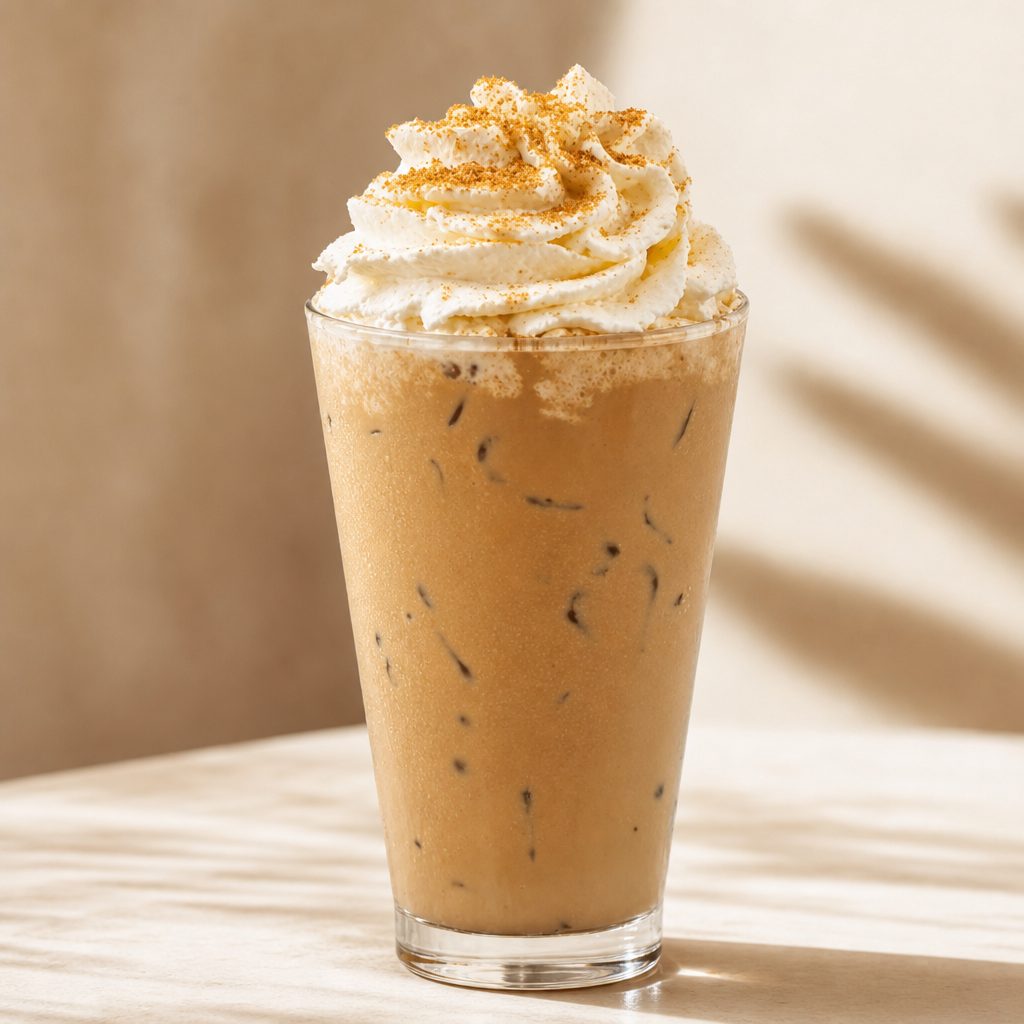 Cinnamon Bun Crunch Latte.