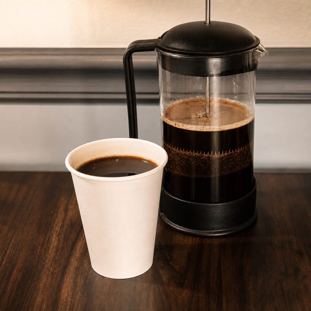 French Press, Hot.
