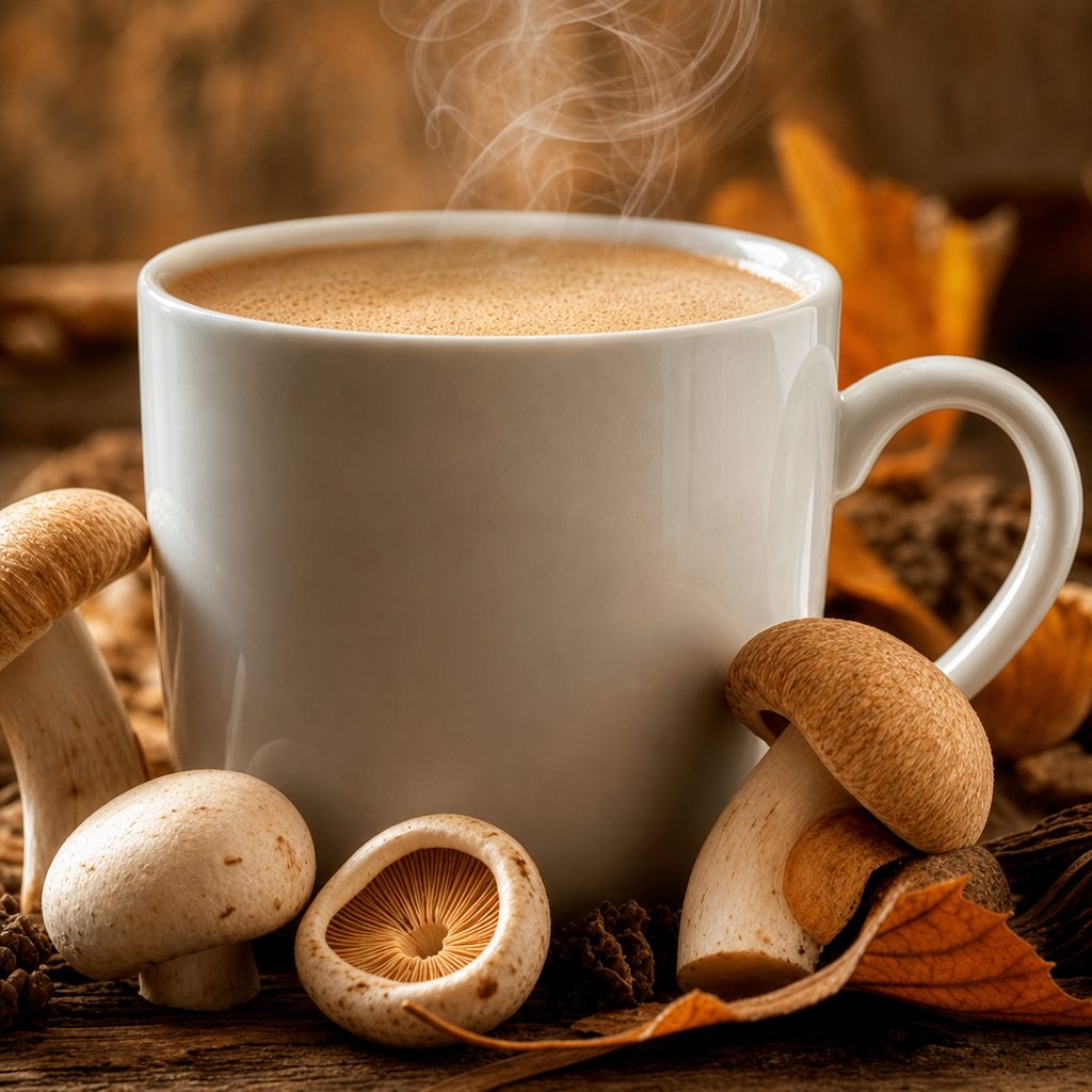 Mushroom Coffee Pourover.