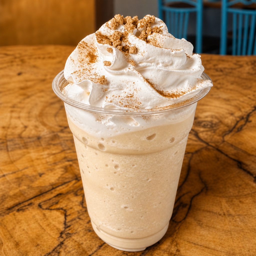 Cinnamon Bun Frappe.