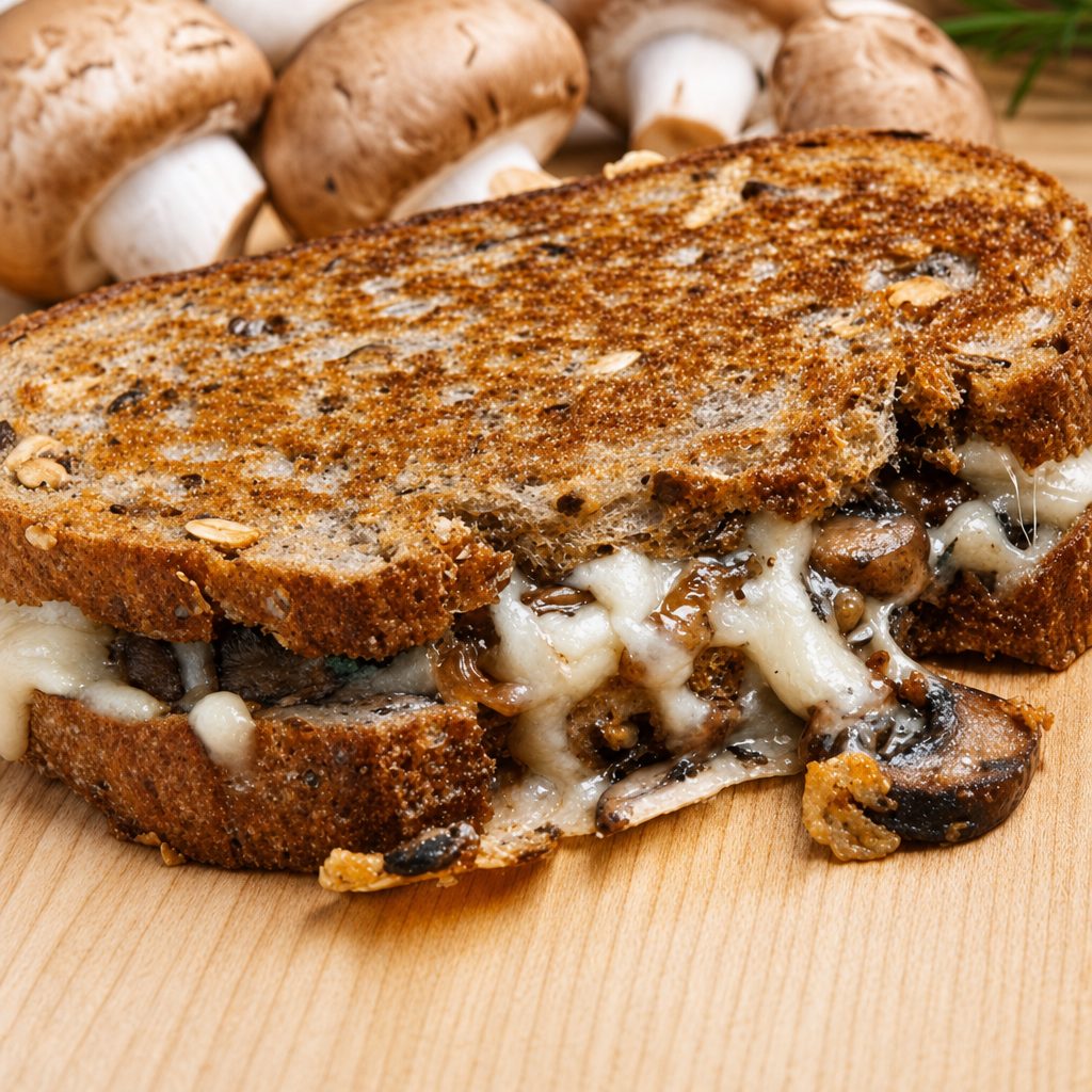 Cheeshroom Sandwich.