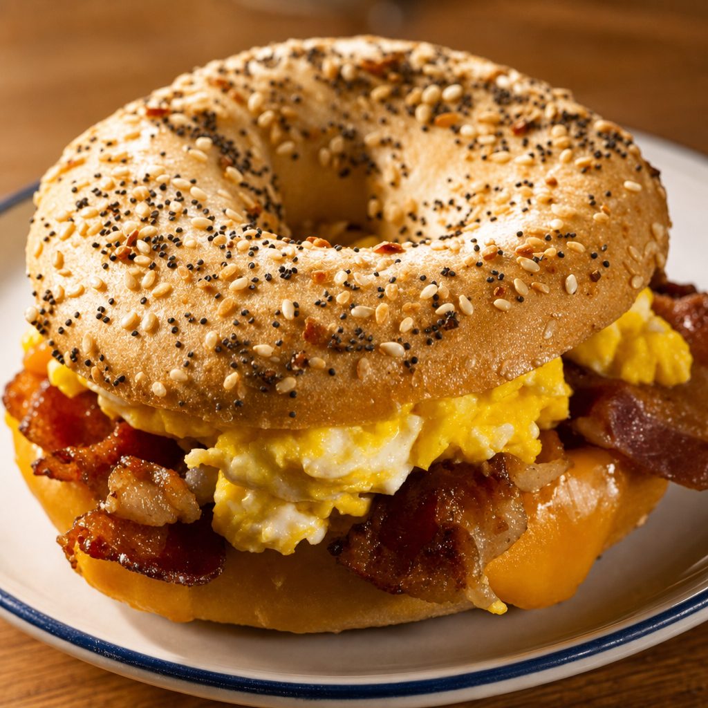 Bagel Breakfast Sandwich.