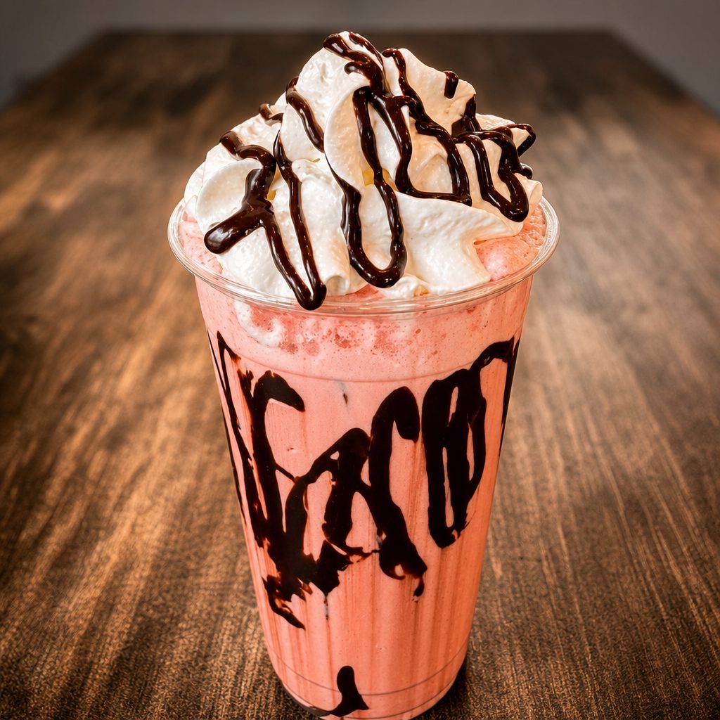 Raspberry White Chocolate Mocha.