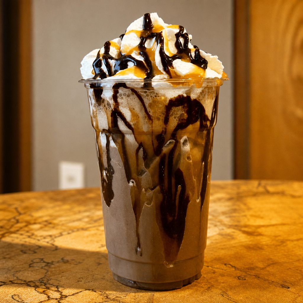 Salted Caramel Mocha Frappe.