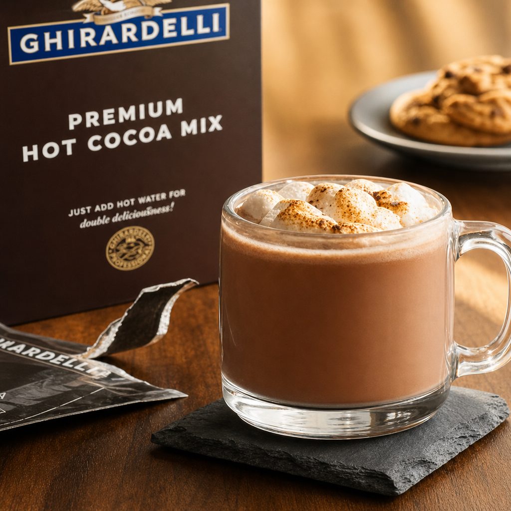 Ghirardelli Hot Chocolate.
