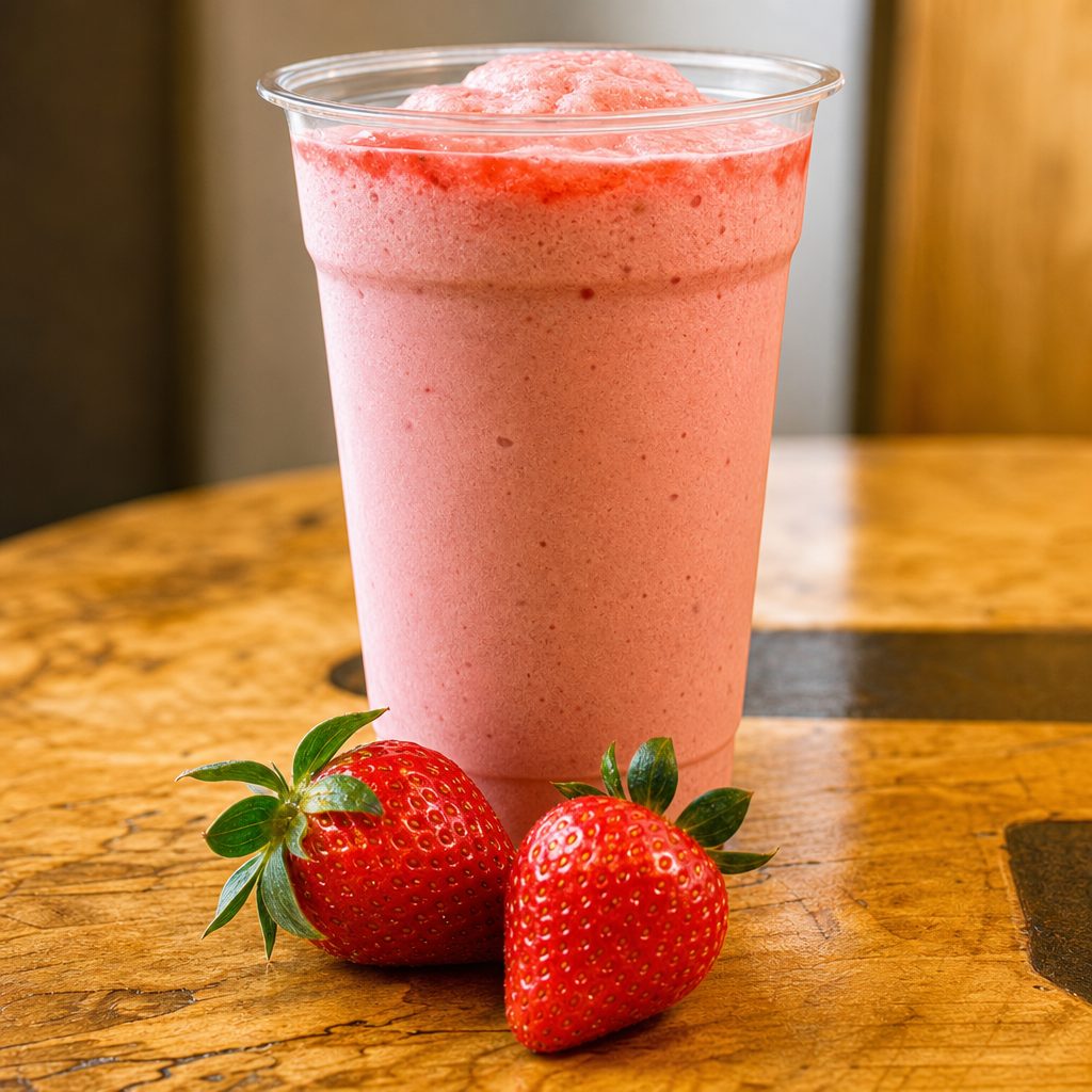 Strawberry Explosion Smoothie.