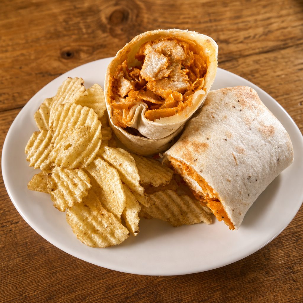 Buffalo Chicken Wrap.