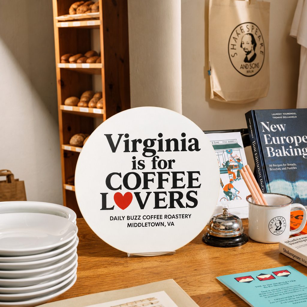 Virginia Is For Coffee Lovers Sticker.