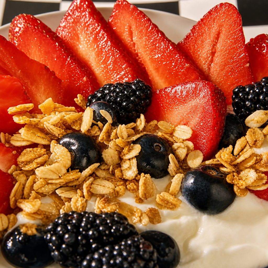 Banana Split Parfait.