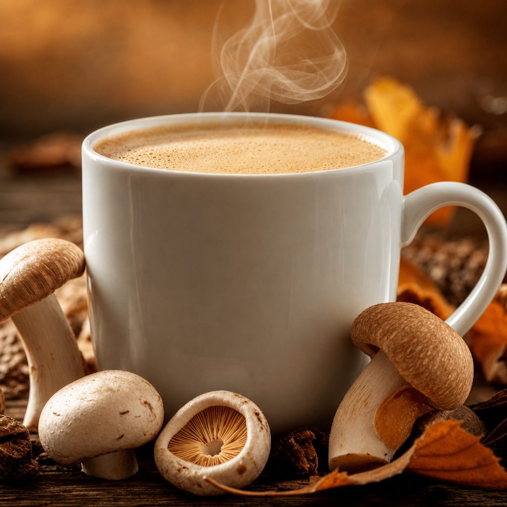 Mushroom Coffee Pourover.