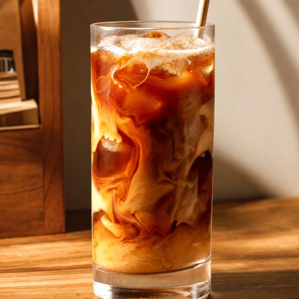Bourbon Caramel Latte.