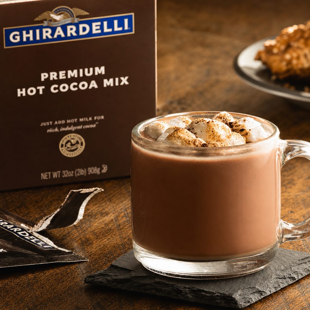 Ghirardelli Hot Chocolate.